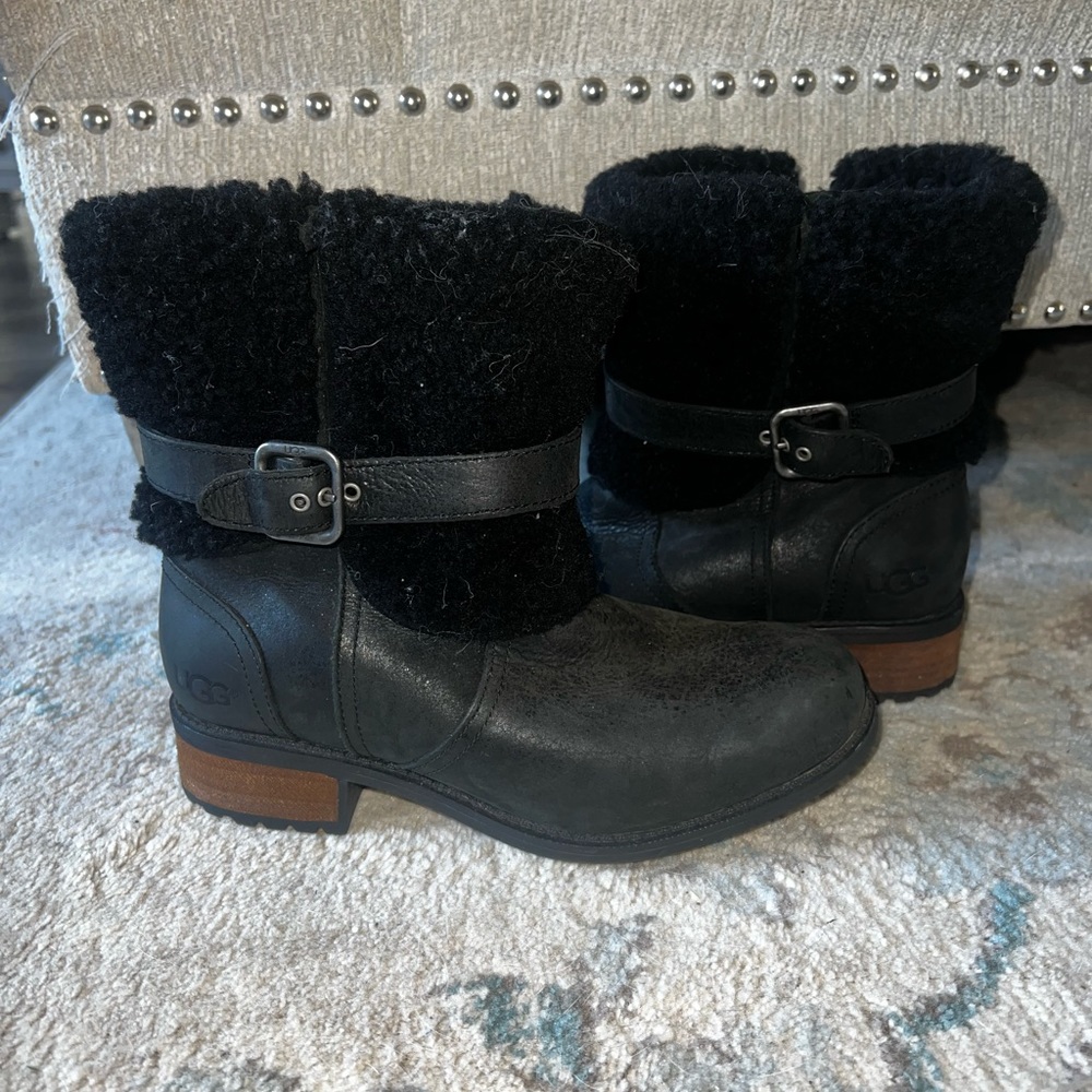 Heeled UGG booties!!!!